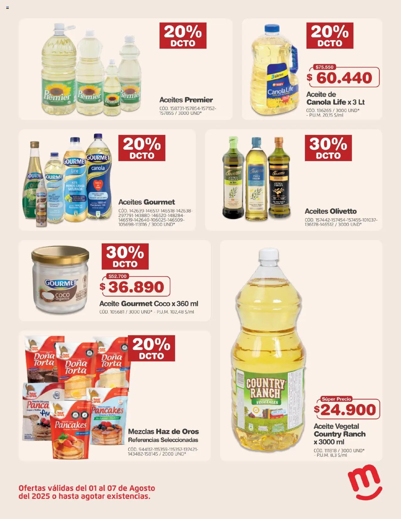 Makro revista - valida desde el 01.08.2025 | Página: 7 | Productos: Coco, Aceite
