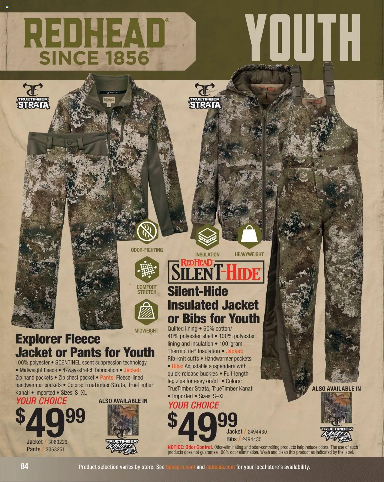 Cabela's Hunting Master 25 - valid from 11.08.2025 | Page: 84 | Products: Jacket, Pants