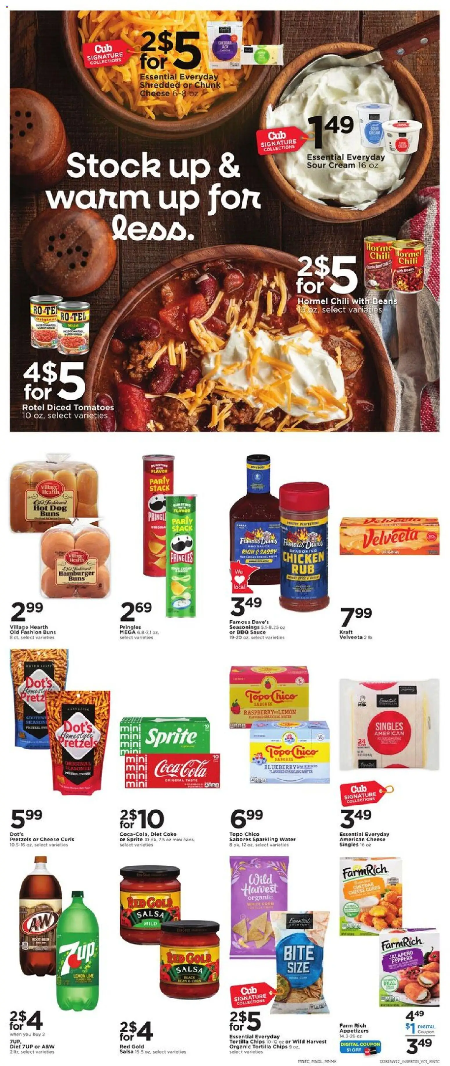 Cub Foods Weekly Ad - valid from 28.12.2025 | Page: 5 | Products: Tomatoes, Sour cream, Water, Lemon