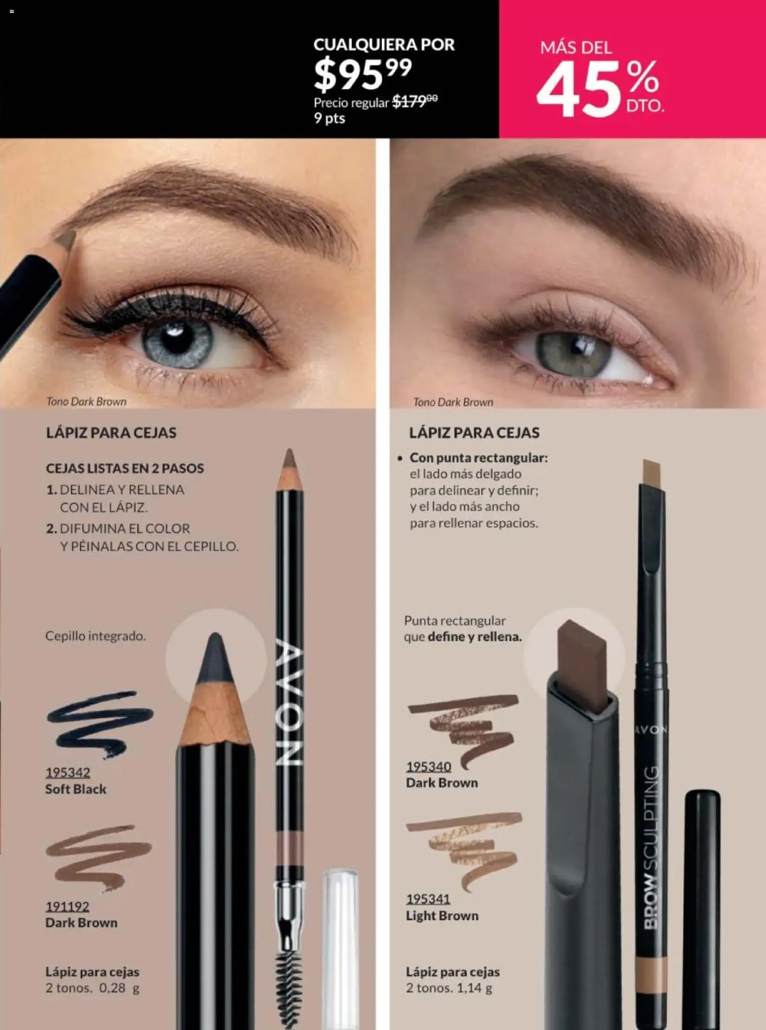 Nuevas ofertas de AVON válidas en toda la República Mexicana desde el 10.01.2026. ¡Encuentra las mejores ofertas en AVON campaña 2 2026! | Página: 99 | Productos: Cepillo