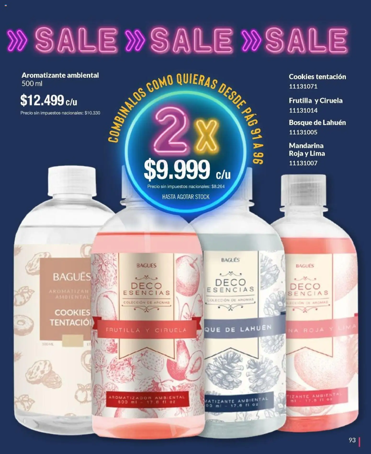 Bagués - Catálogo │ válido desde el 20.10.2025 | Página: 93 | Productos: Aromatizador, Frutilla, Lima, Esencias
