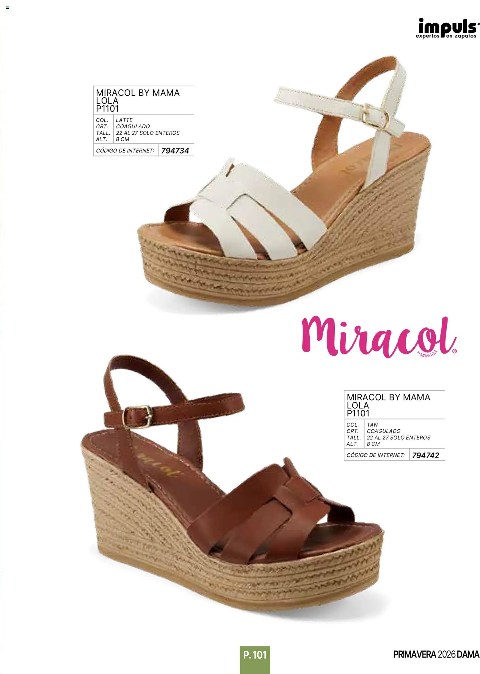 Nuevas ofertas de Impuls válidas en toda la República Mexicana desde el 01.01.2026. ¡Encuentra las mejores ofertas en Impuls catálogo Primavera! | Página: 103 | Productos: Zapatos