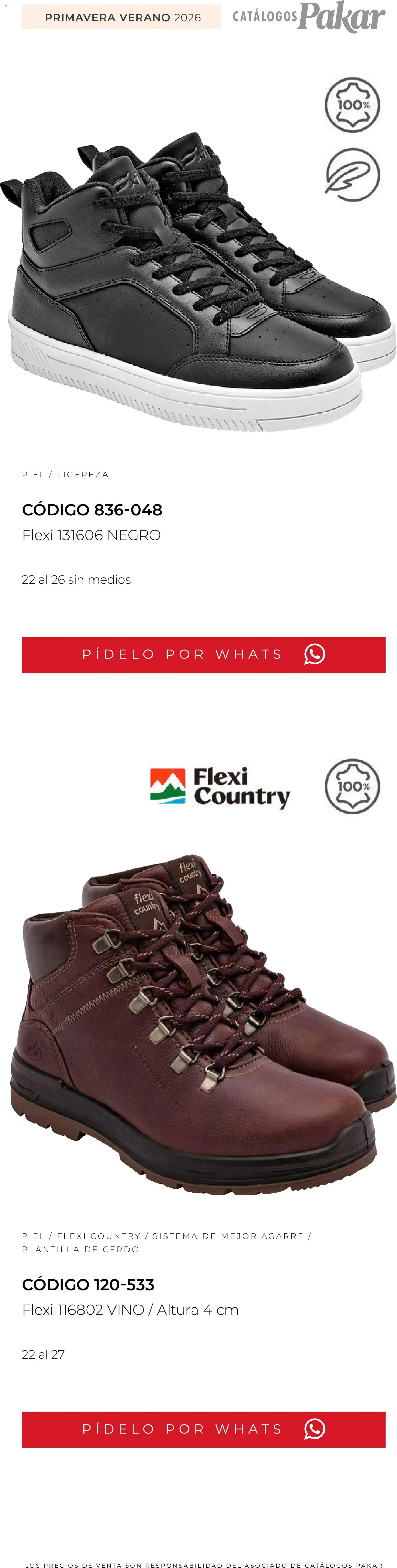 Nuevas ofertas de SC Pakar válidas en toda la República Mexicana desde el 04.03.2026. ¡Encuentra las mejores ofertas en SC Pakar catálogo Flexi PV26! | Página: 137 | Productos: Cerdo, Vino