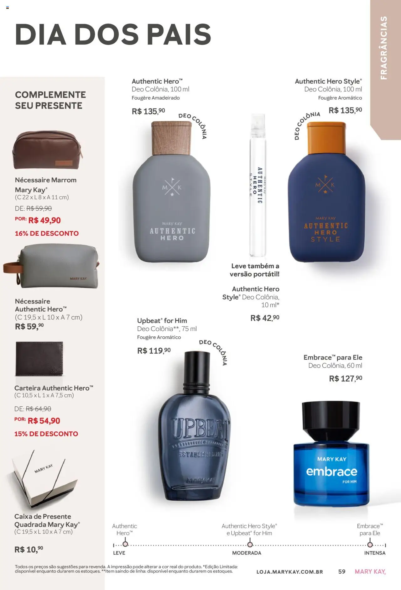 Mary Kay Folheto - válido de 01.07.2025 | Página: 59 | Produtos: Necessaire, Caixa, Carteira