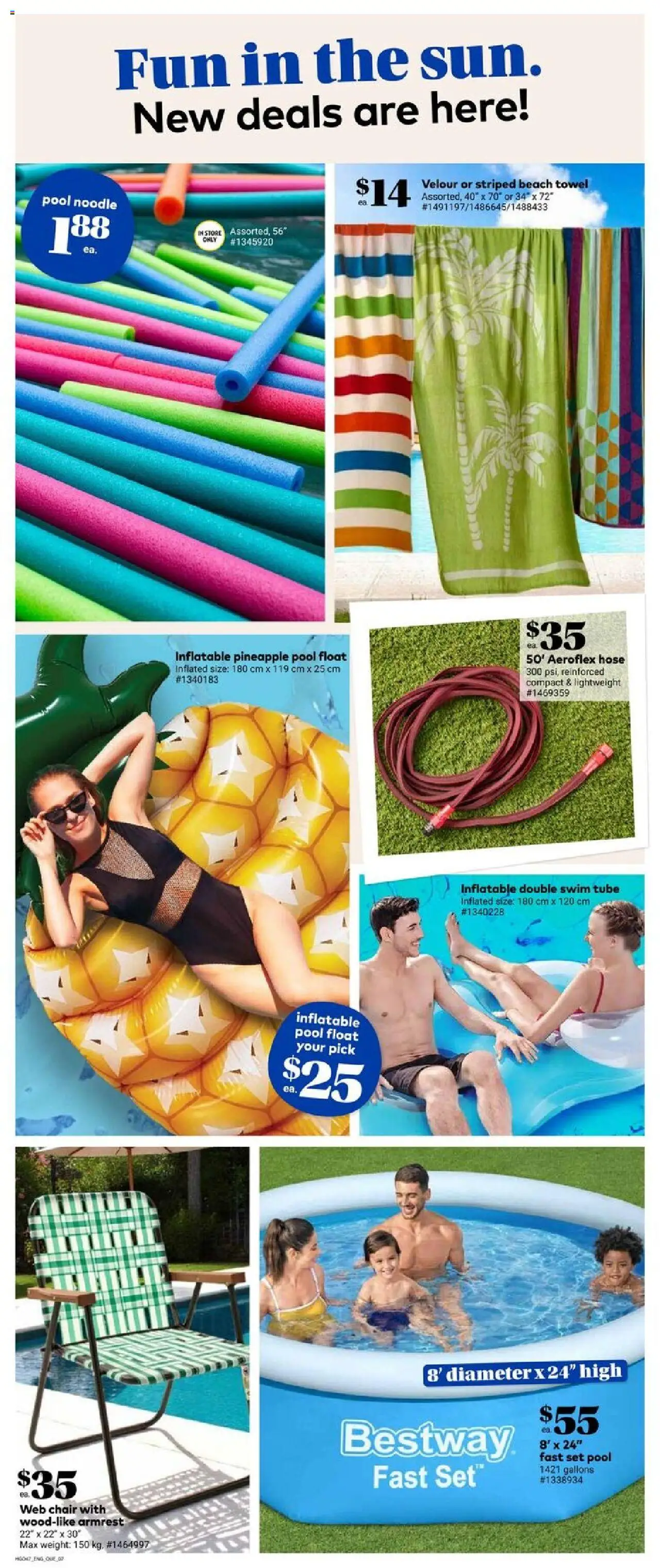 Giant Tiger flyer valid from 25.06.2025 | Page: 9 | Products: Pineapple, Chair