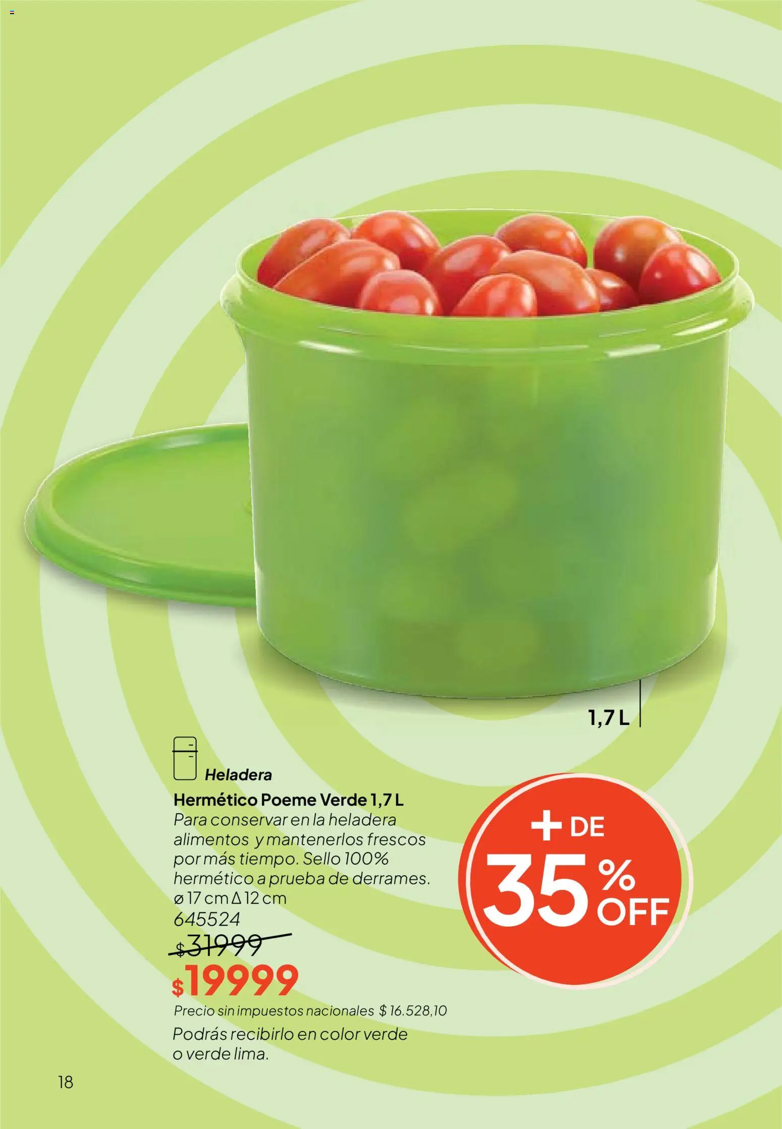Tupperware Folleto │ válido desde el 24.11.2025 | Página: 19 | Productos: Heladera