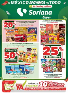 Vista previa de Soriana En México apoyamos con todo - Súper, nuevo folleto de la tienda, válido en México a partir del 09.04.2026