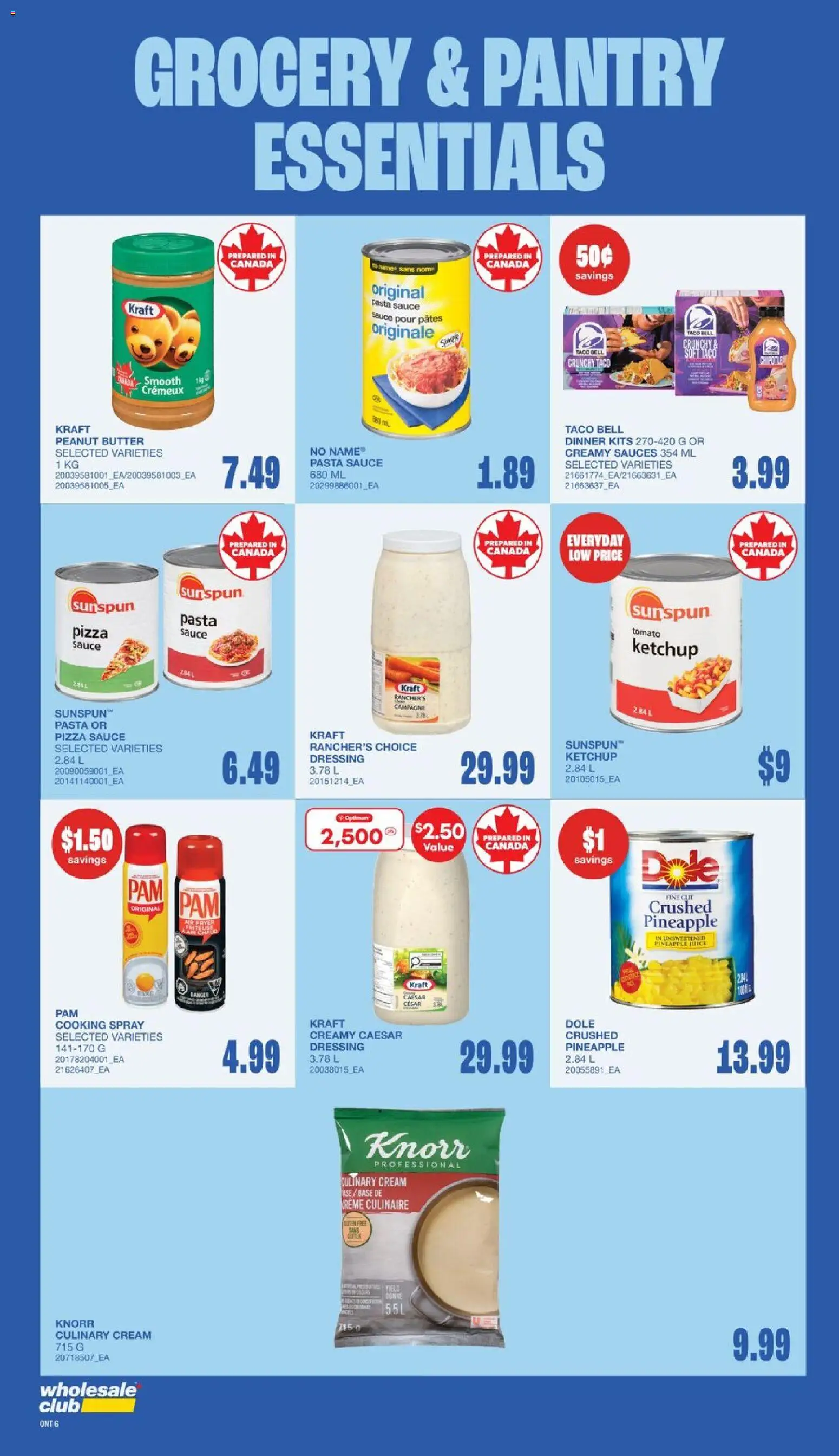 Wholesale Club flyer valid from 23.04.2026 | Page: 13 | Products: Pineapple, Pasta, Ketchup, Pizza
