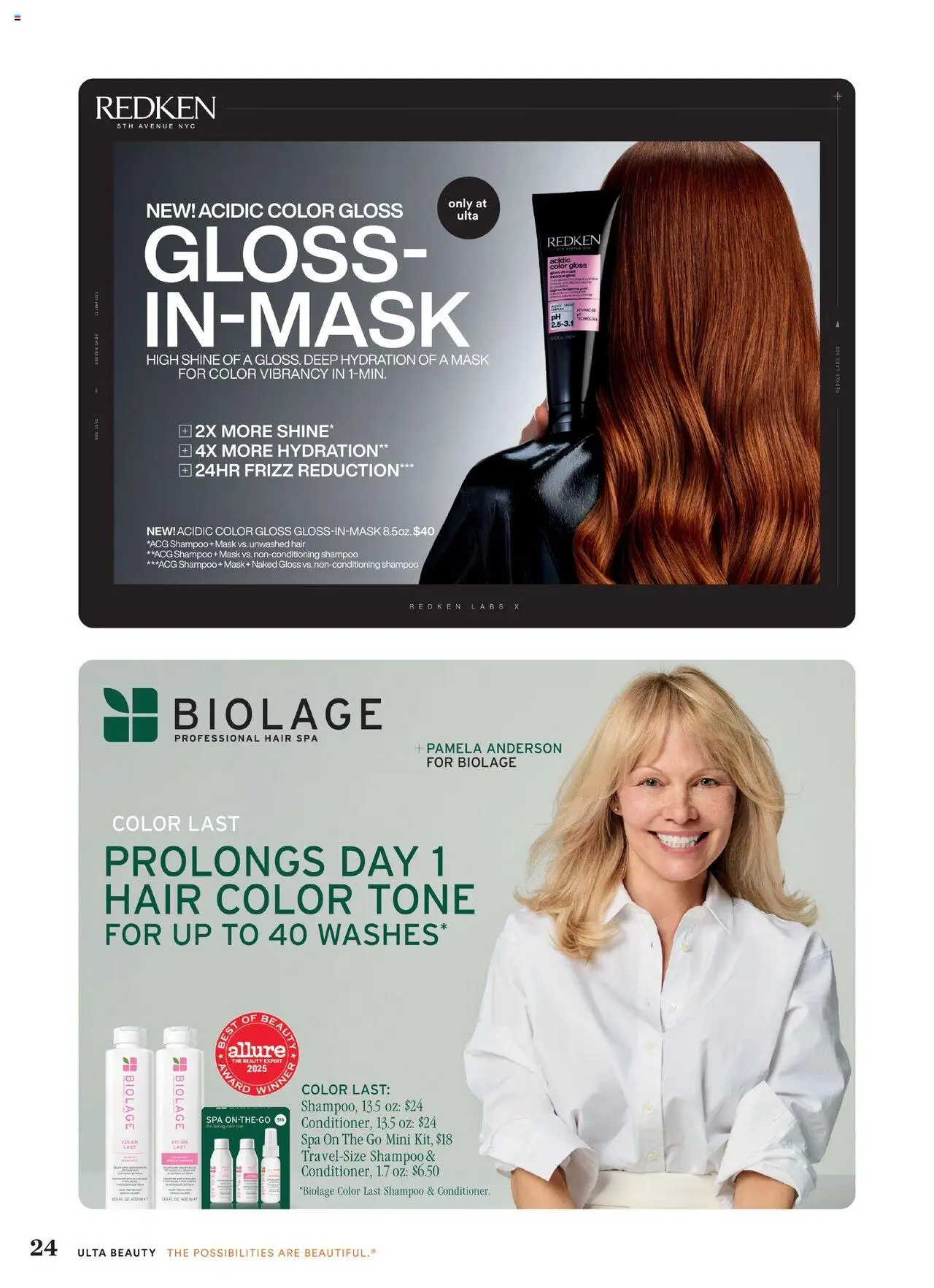 Ulta Beauty Weekly Ad - valid from 05.10.2025 | Page: 24 | Products: Shampoo, Hair color, Mask