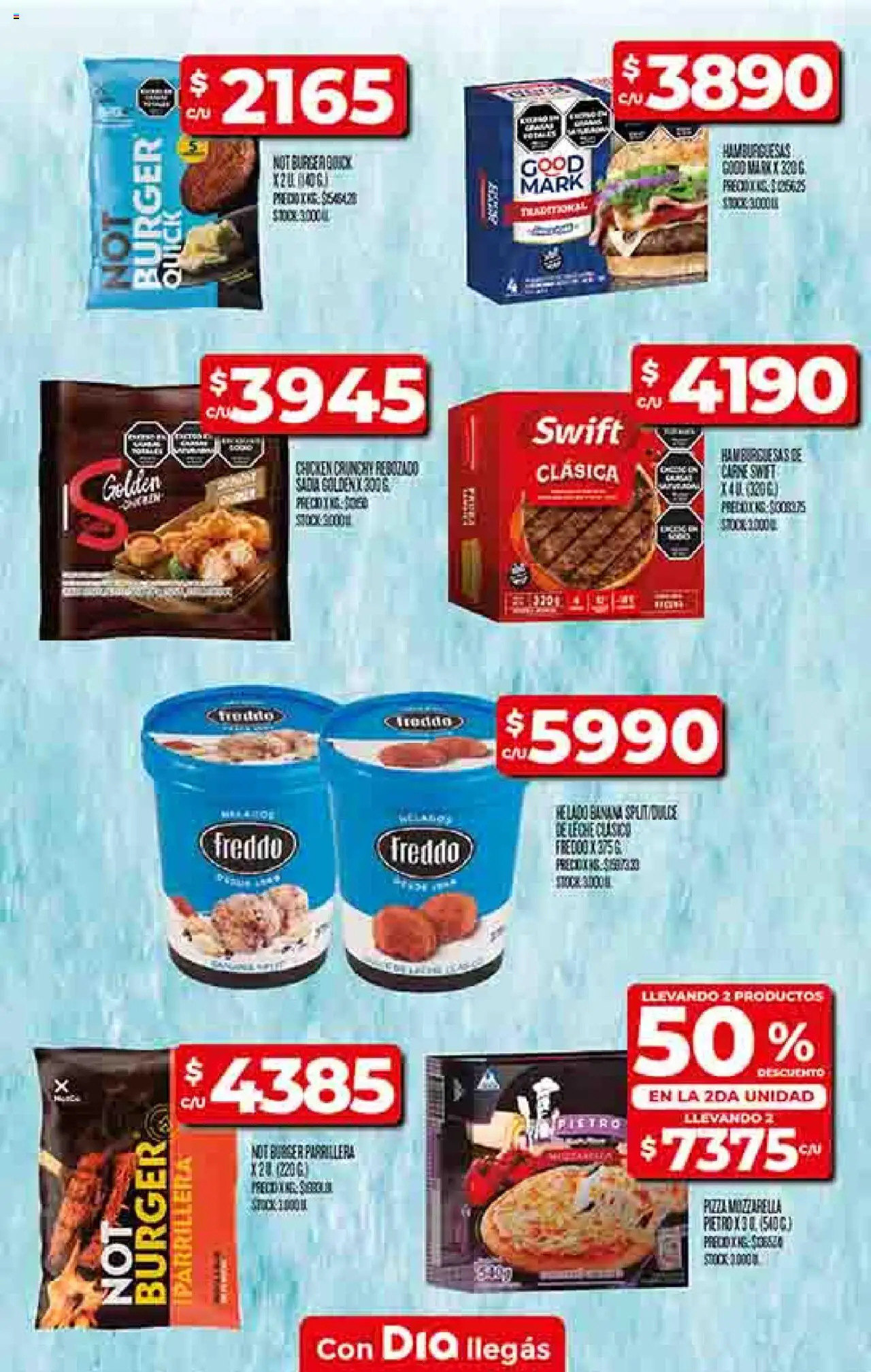Supermercado DIA Ofertas │ válido desde el 18.06.2025 | Página: 12 | Productos: Banana, Leche, Pizza