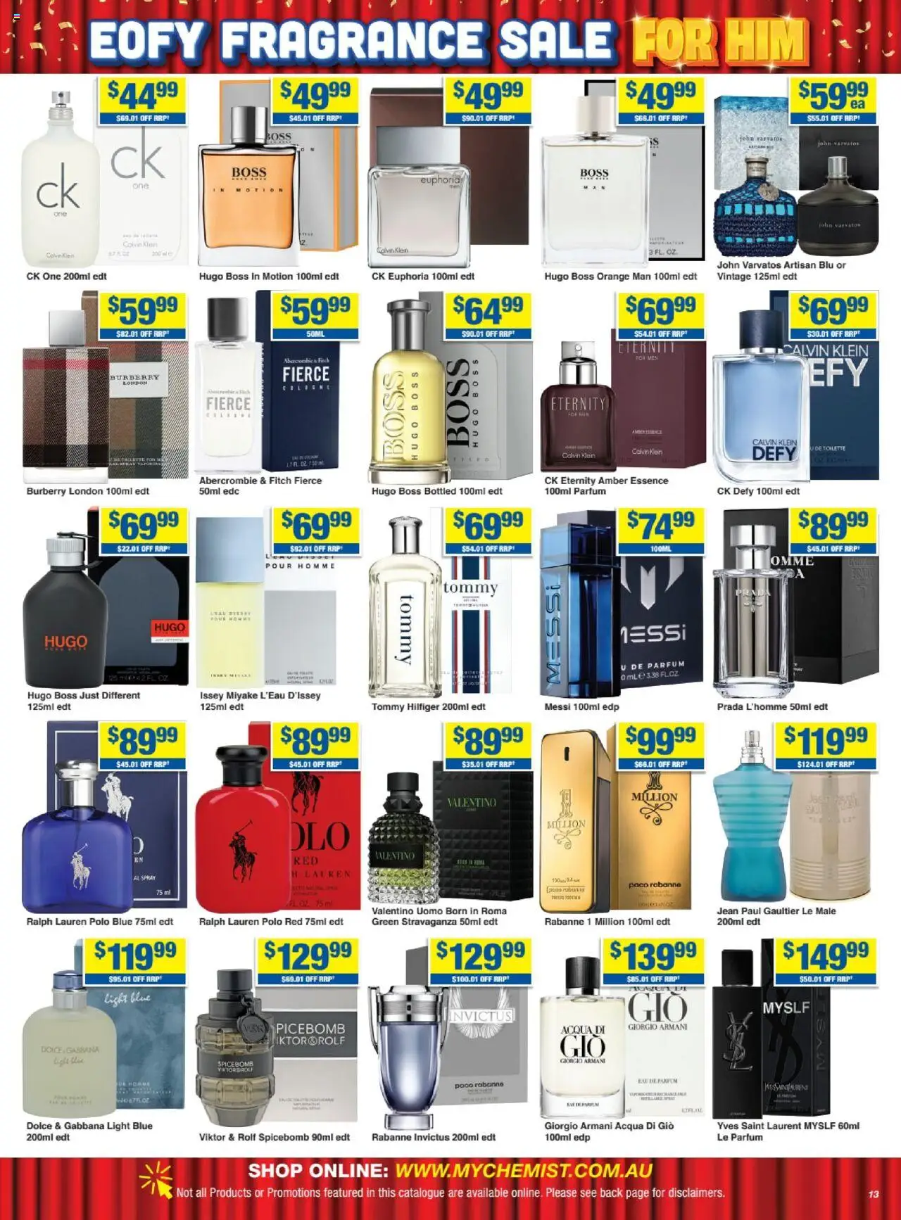 My Chemist catalogue - valid from 26.06.2025 | Page: 13 | Products: Fragrance, Light