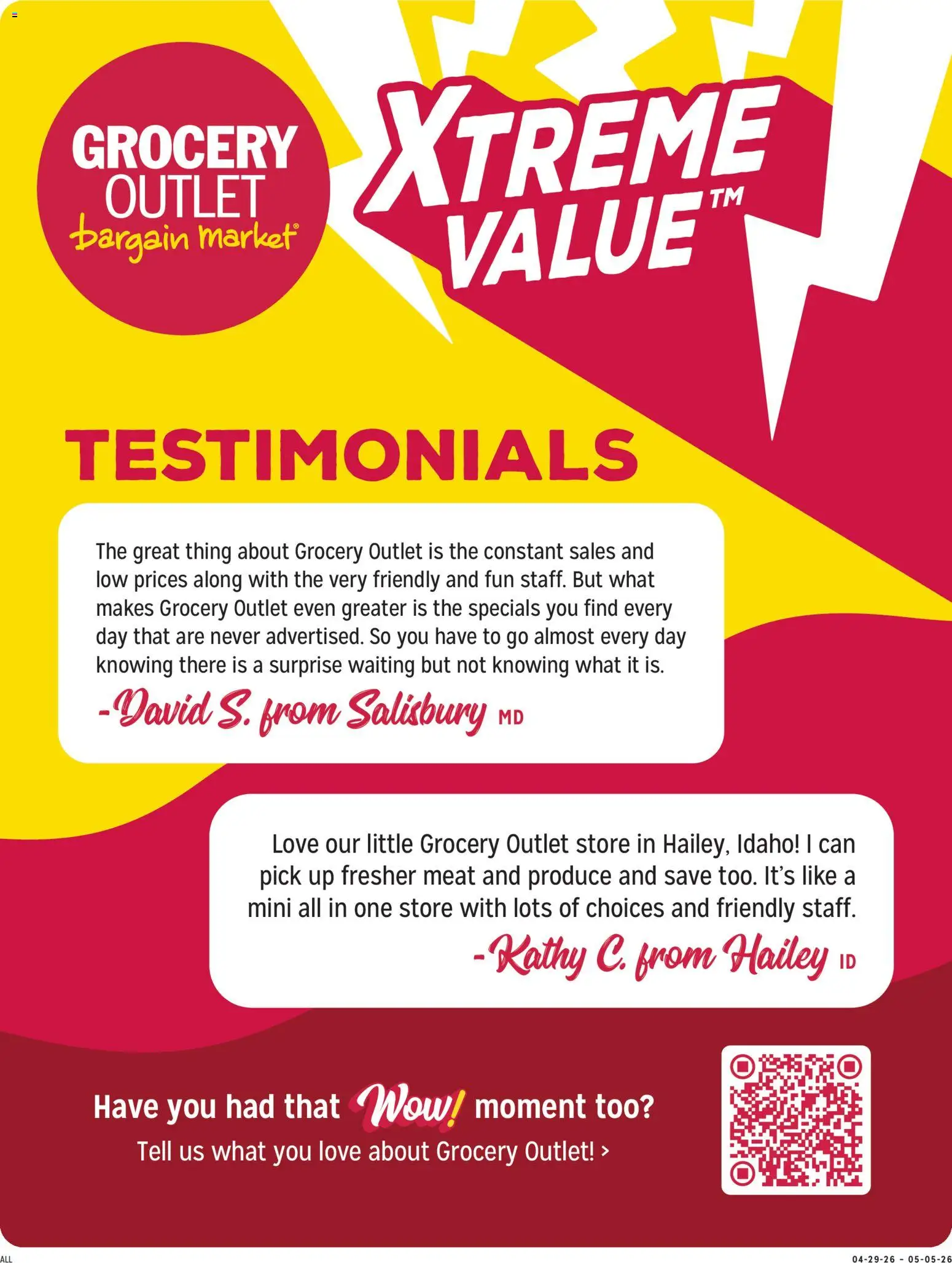 Grocery Outlet Weekly Ad - MD - valid from 29.04.2026 | Page: 4