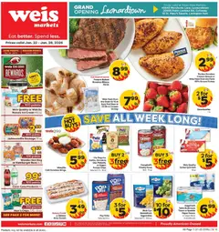 Preview of Weis weekly ads valid from 22.01.2026