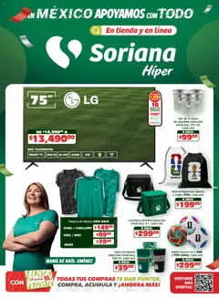 Vista previa de Soriana folleto, nuevo folleto de la tienda, válido en México a partir del 15.04.2026