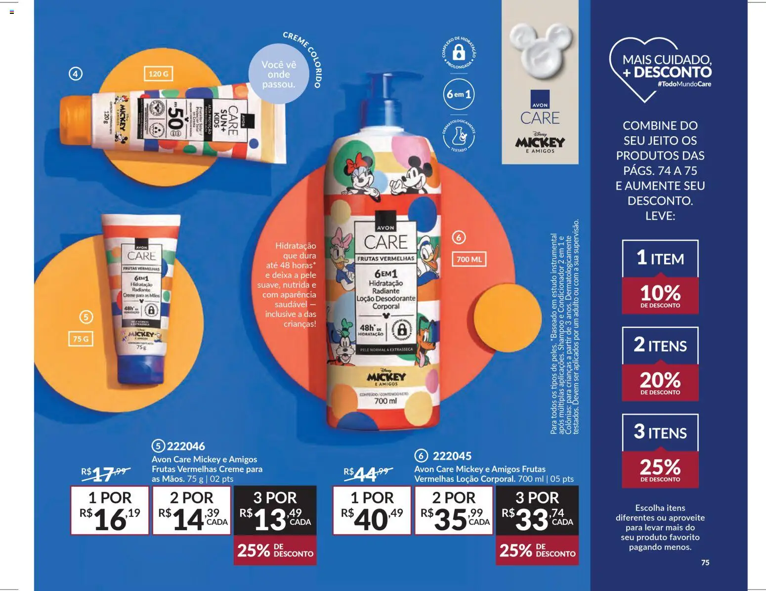 Avon Folheto - válido de 15.01.2026 | Página: 75 | Produtos: Shampoo, Condicionador, Desodorante, Creme