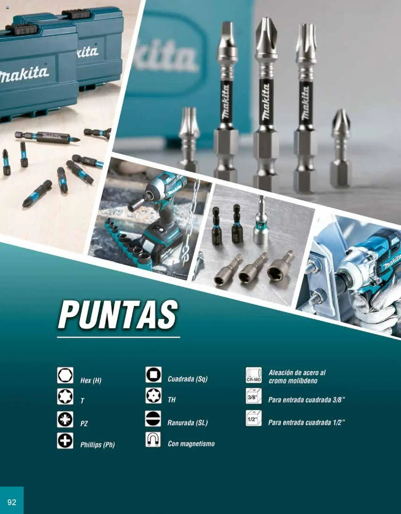 Nuevas ofertas de Makita válidas en toda la República Mexicana desde el 08.07.2024. ¡Encuentra las mejores ofertas en Makita catálogo Accesorios! | Página: 92