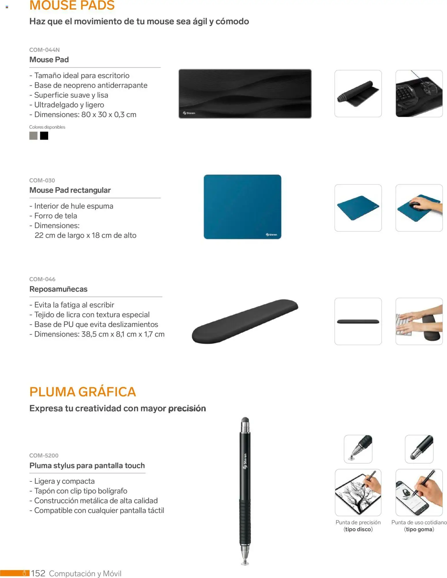 Nuevas ofertas de Steren válidas en toda la República Mexicana desde el 01.01.2026. ¡Encuentra las mejores ofertas en Steren catálogo! | Página: 164 | Productos: Mouse, Movil, Disco, Escritorio