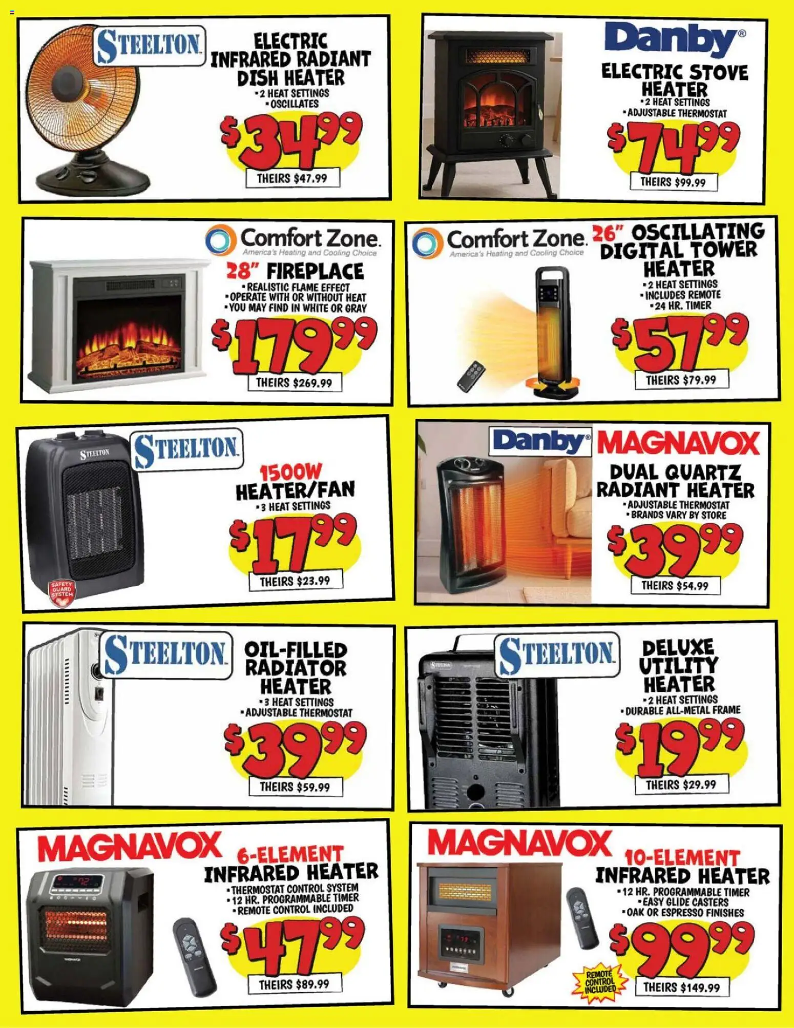 Ollie's Ad - valid from 02.12.2025 | Page: 2 | Products: Radiator, Stove, Thermostat
