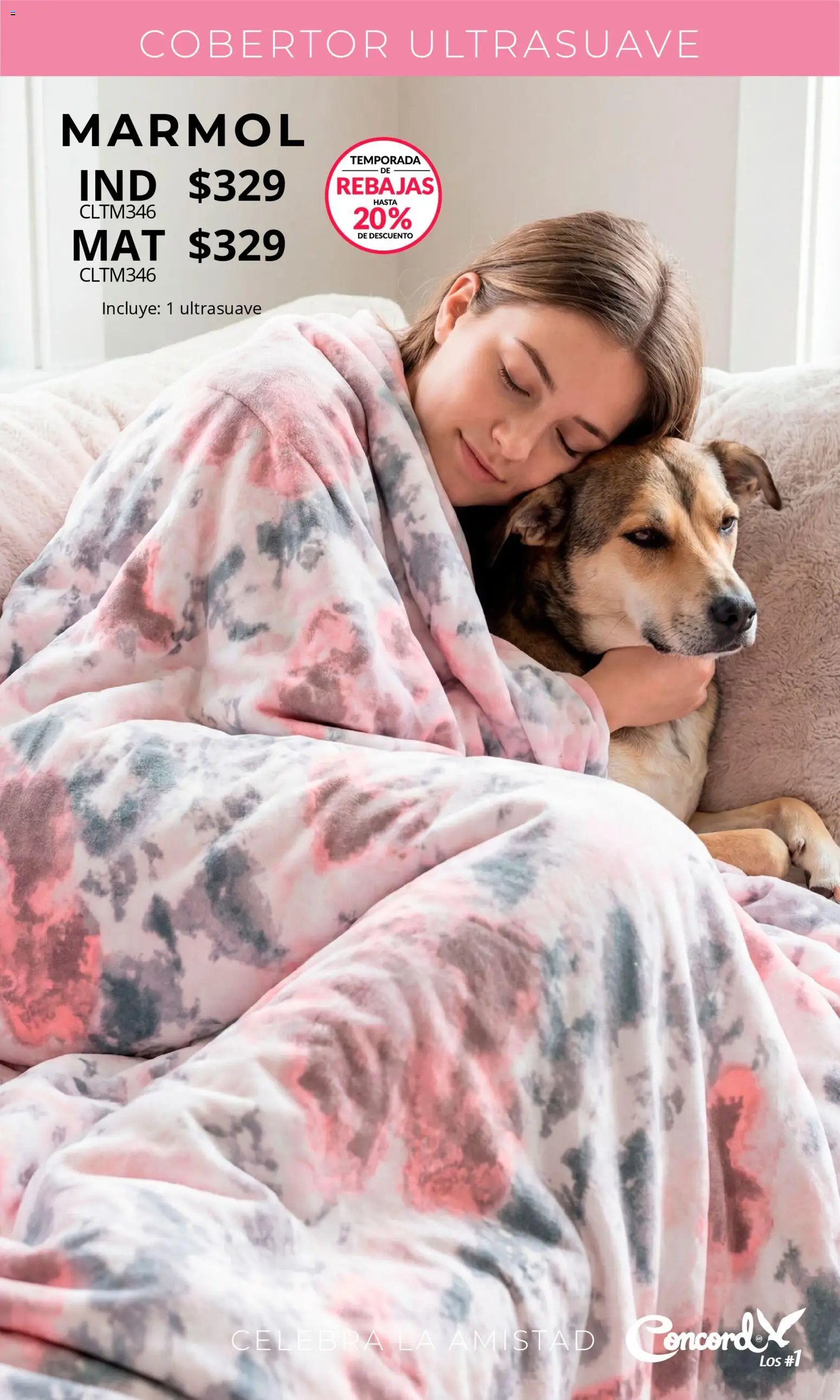 Nuevas ofertas de Colchas Concord válidas en toda la República Mexicana desde el 01.02.2026. ¡Encuentra las mejores ofertas en Colchas Concord catálogo San Valentín! | Página: 29