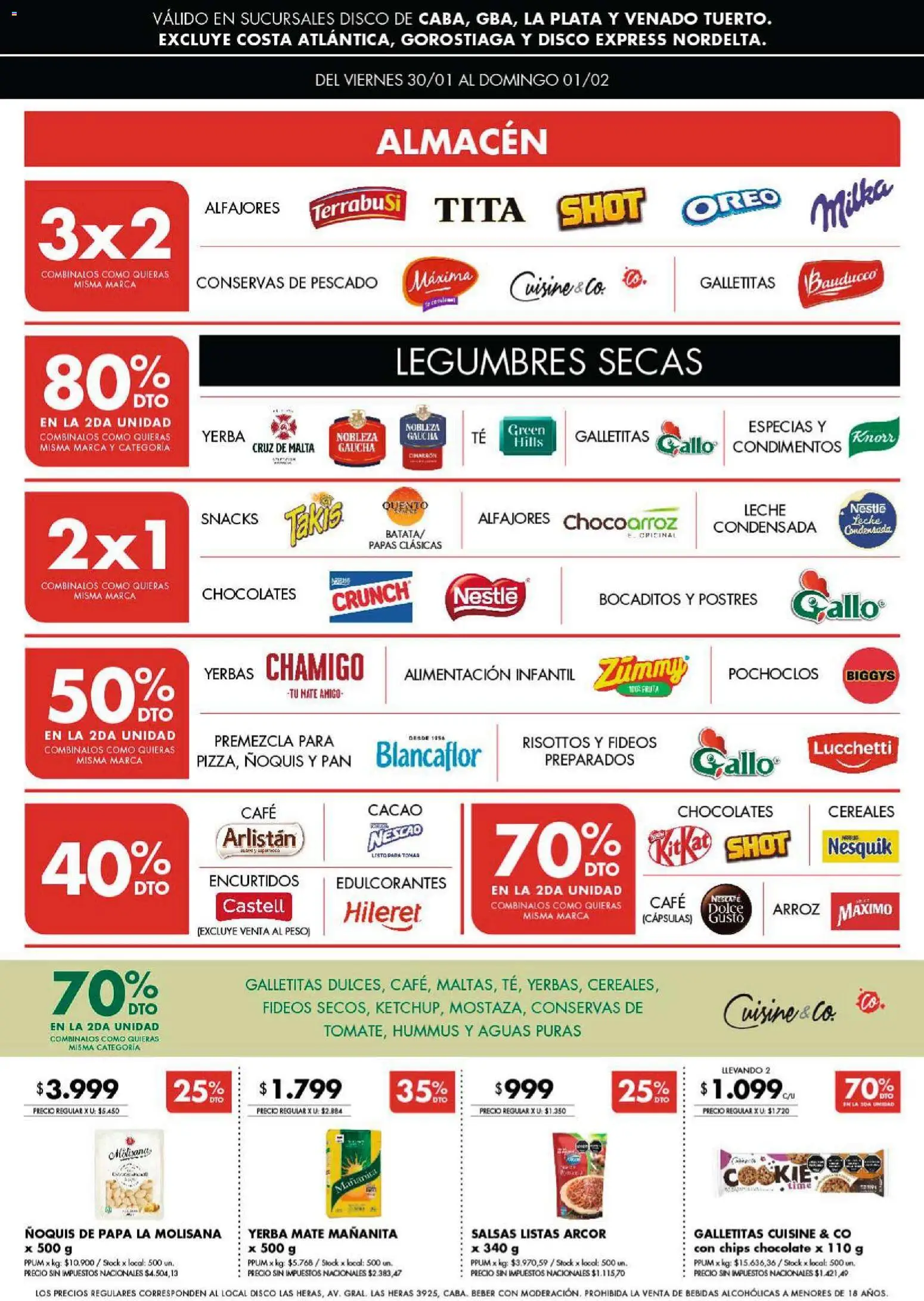 Disco ofertas │ válido desde el 29.01.2026 | Página: 2 | Productos: Disco, Peso, Pescado, Arroz