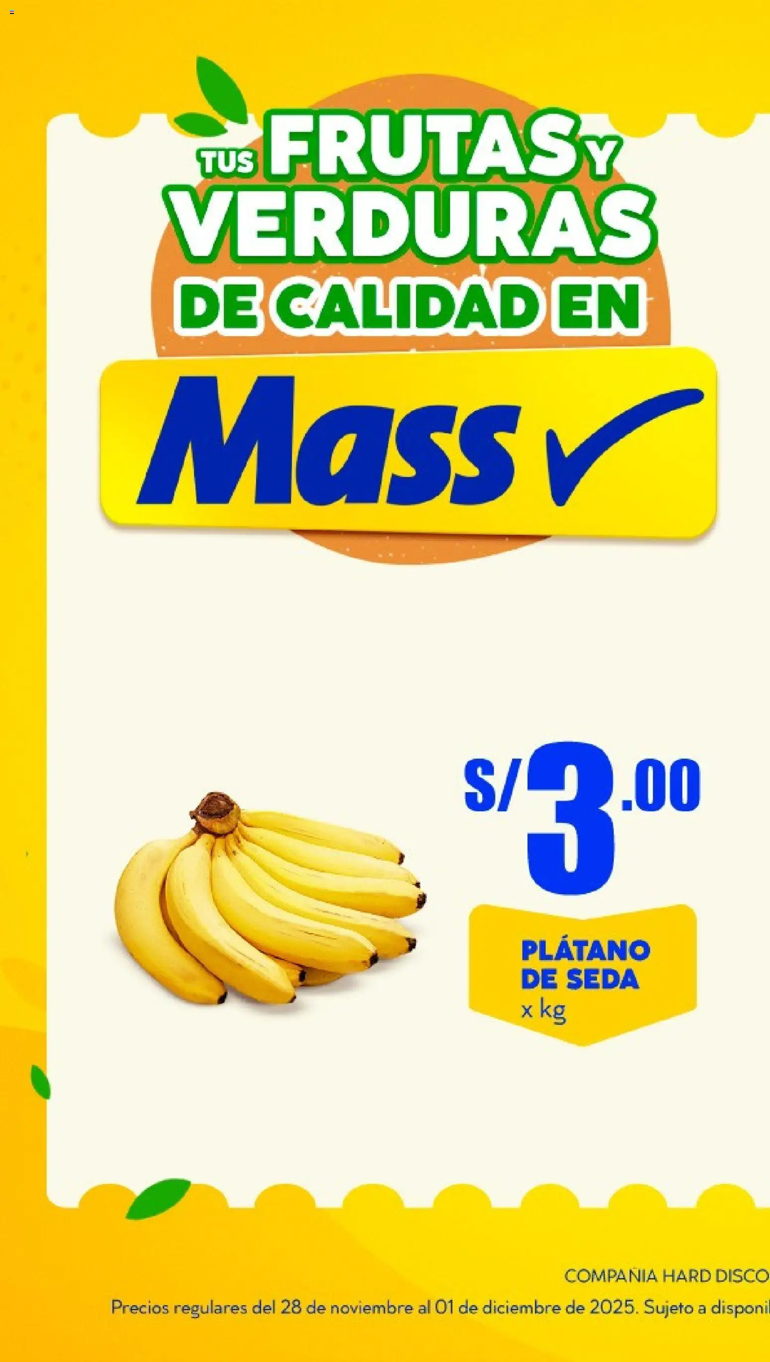 Catálogo Mass válido desde 28.11.2025 | Página: 1 | Productos: Disco