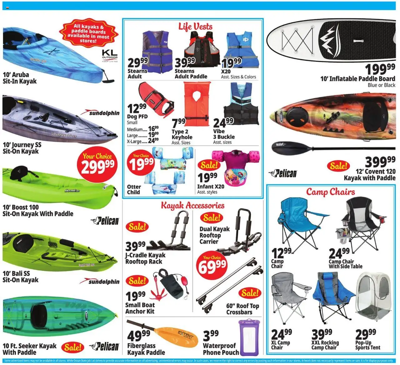 Ocean State Job Lot Weekly Ad - valid from 31.07.2025 | Page: 15 | Products: Chair, Anchor, Tent, Phone