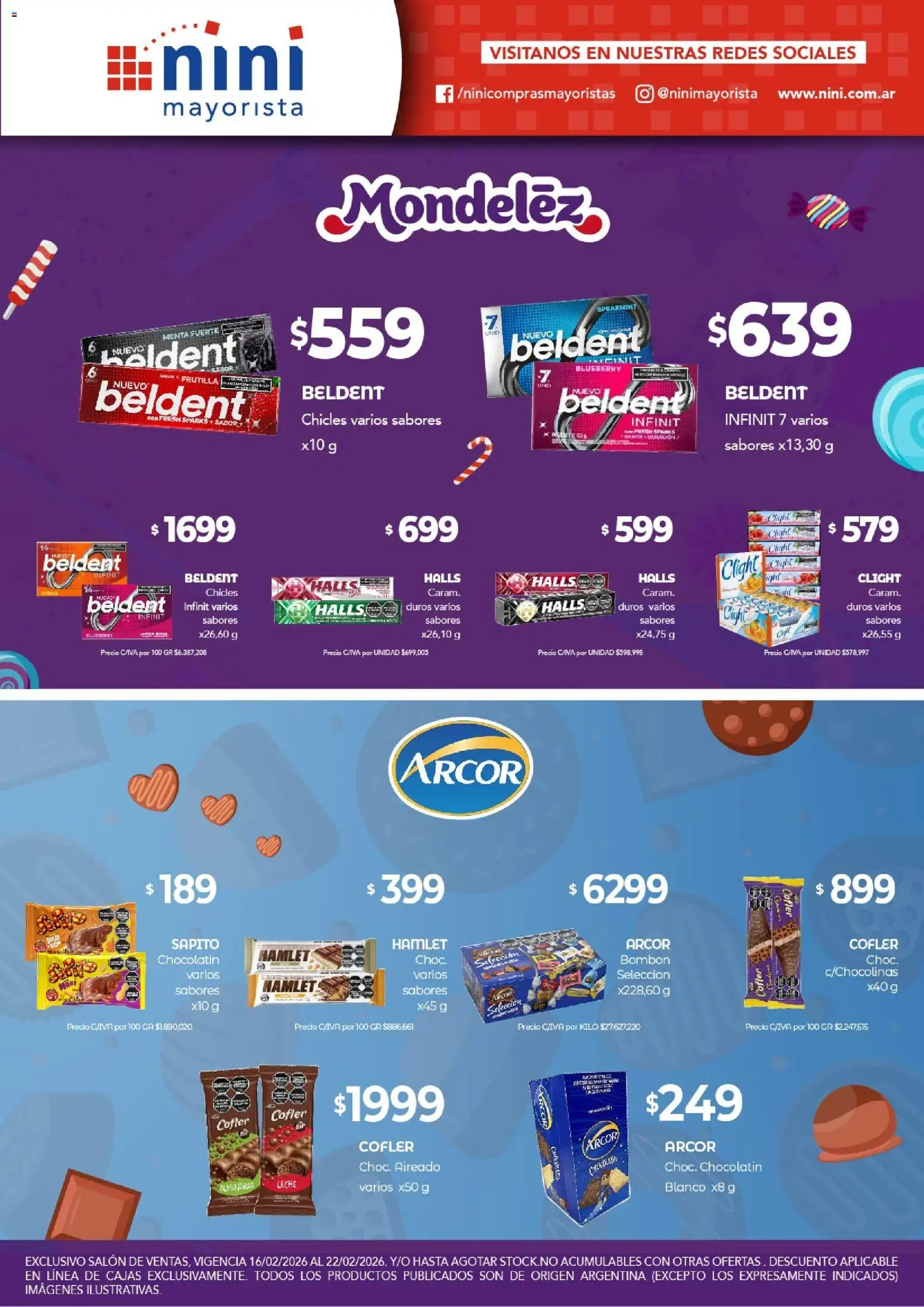 Oferta │ válido desde el 16.02.2026 | Página: 3 | Productos: Chicles, Leche