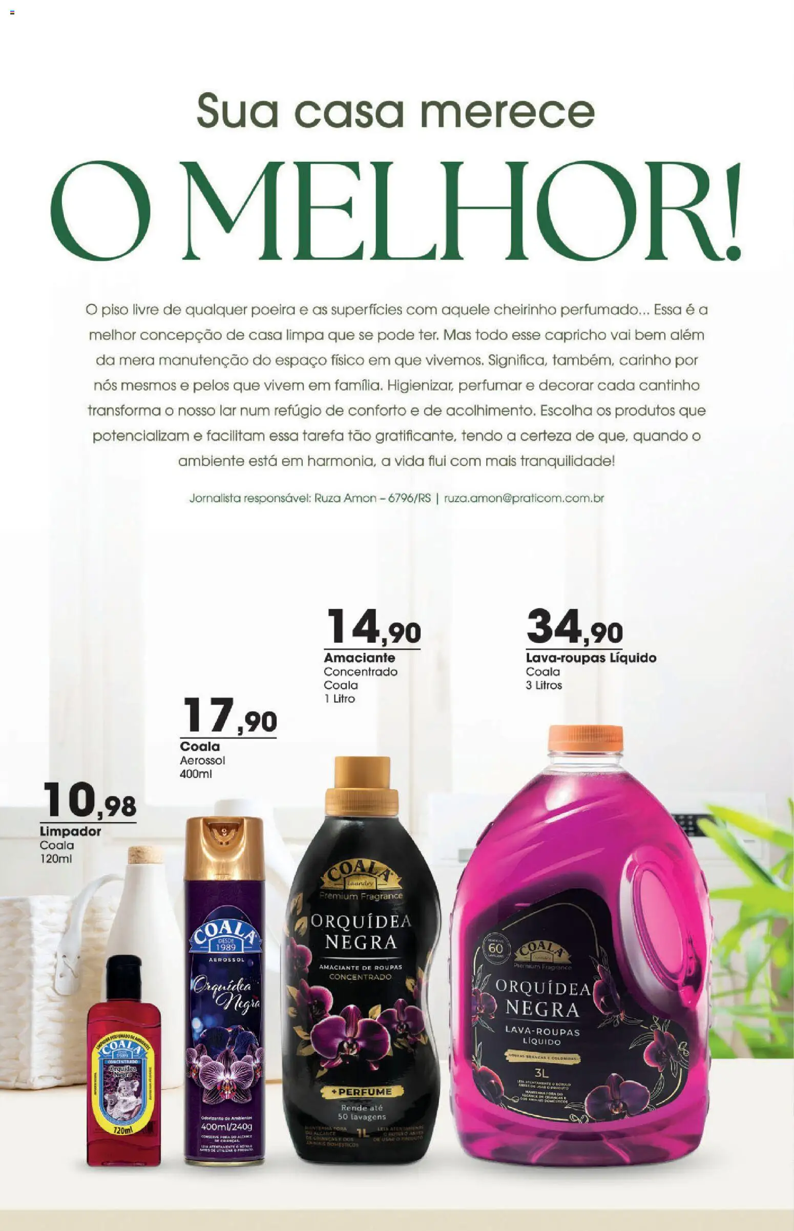 Zaffari Folheto - válido de 06.11.2025 | Página: 2 | Produtos: Perfume, Piso, Amaciante de roupas, Roupas