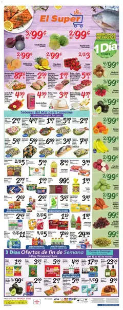 Preview of El Super weekly ads valid from 11.03.2026