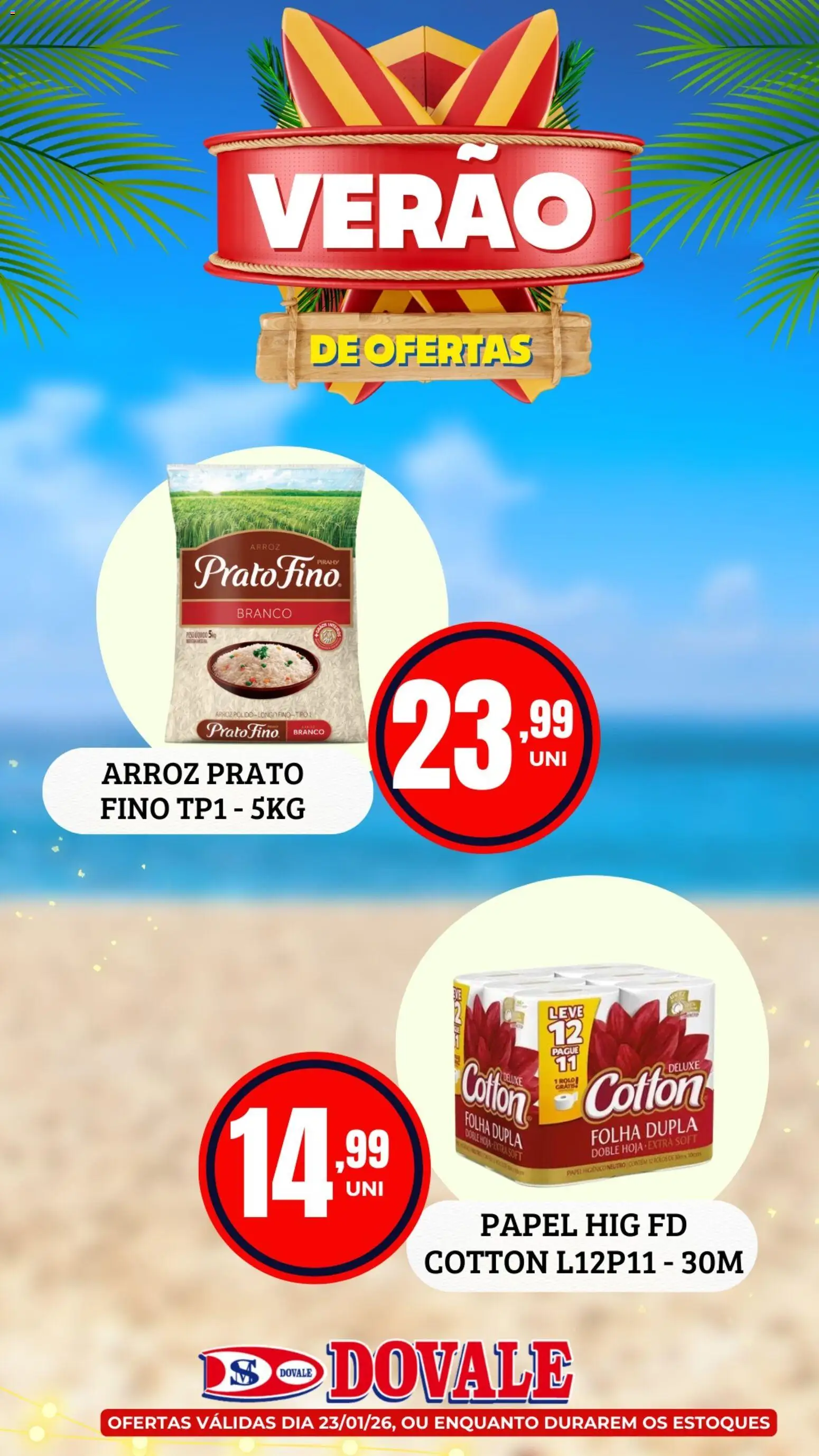 Dovale Folheto - válido de 23.01.2026 | Página: 2 | Produtos: Arroz
