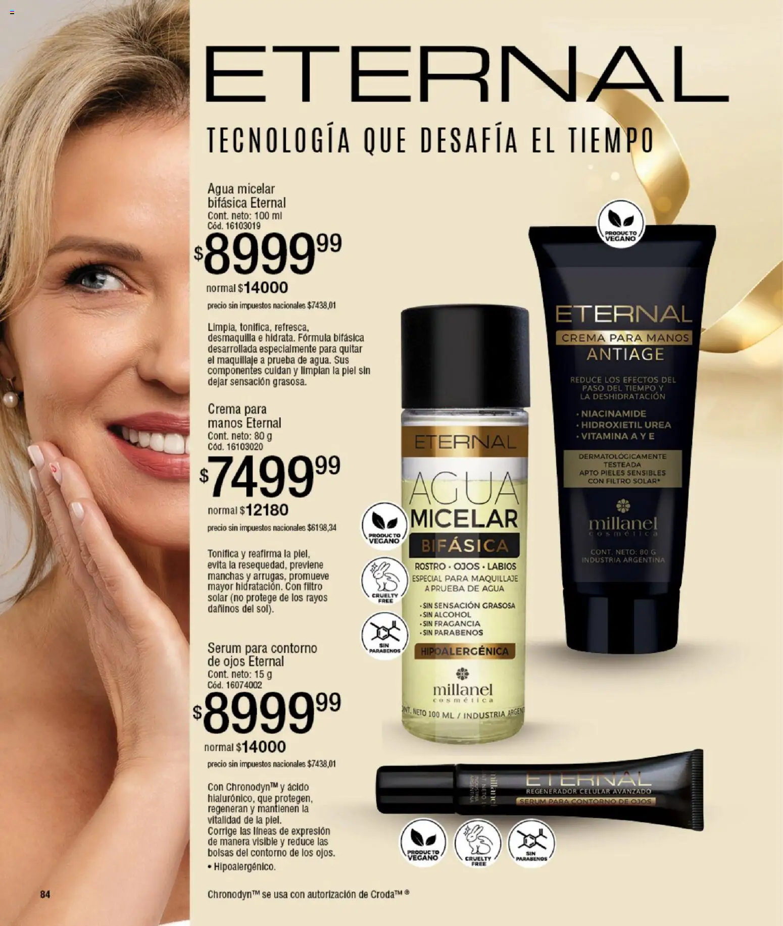 Millanel - Catálogo │ válido desde el 08.12.2025 | Página: 84 | Productos: Maquillaje, Contorno de ojos, Agua, Crema