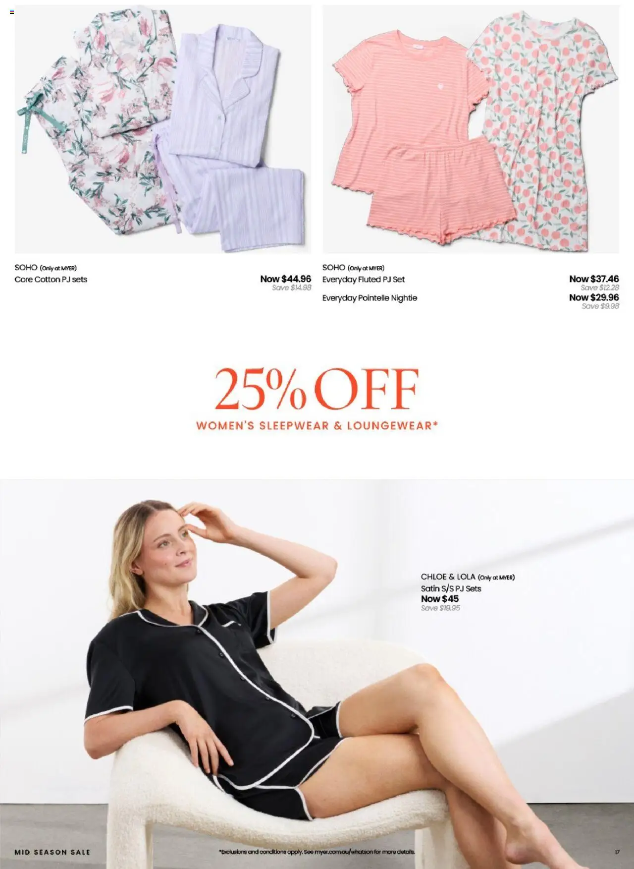 Myer catalogue - valid from 10.09.2025 | Page: 17 | Products: Sleepwear