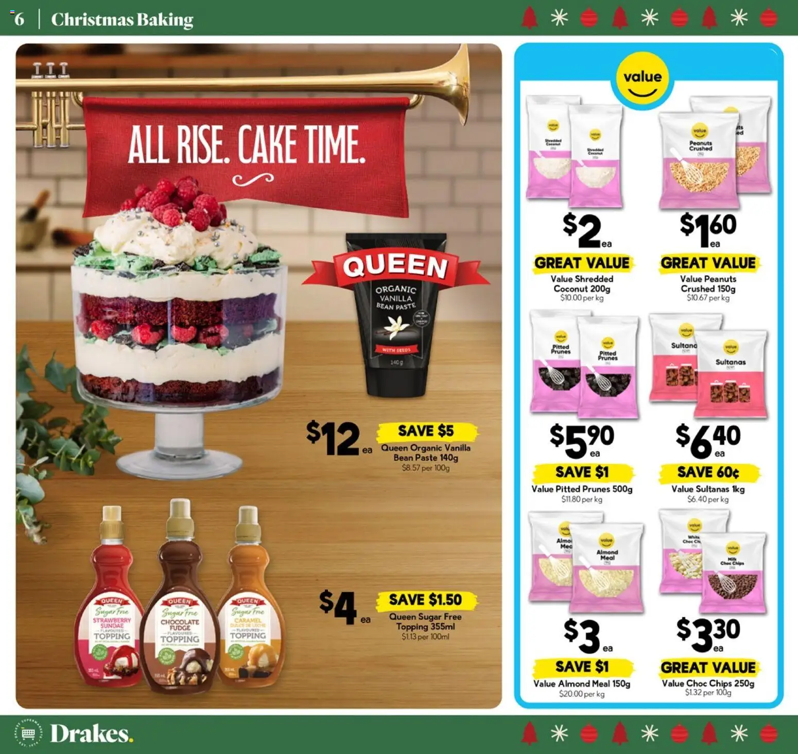 Drakes catalogue - valid from 10.12.2025 | Page: 6 | Products: Chips, Peanuts, Seeds, Sugar