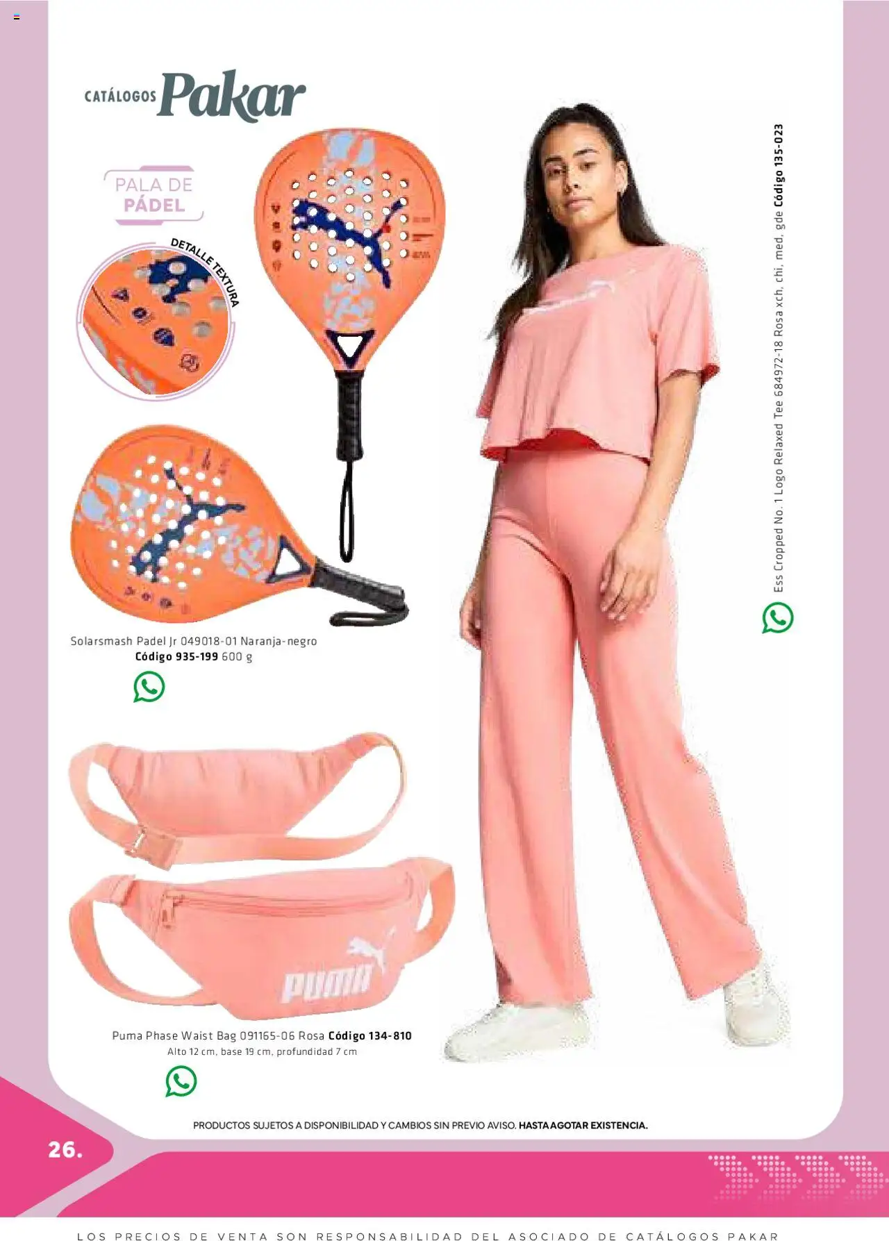 Nuevas ofertas de SC Pakar válidas en toda la República Mexicana desde el 06.03.2025. ¡Encuentra las mejores ofertas en SC Pakar catálogo Women! | Página: 26 | Productos: Pala