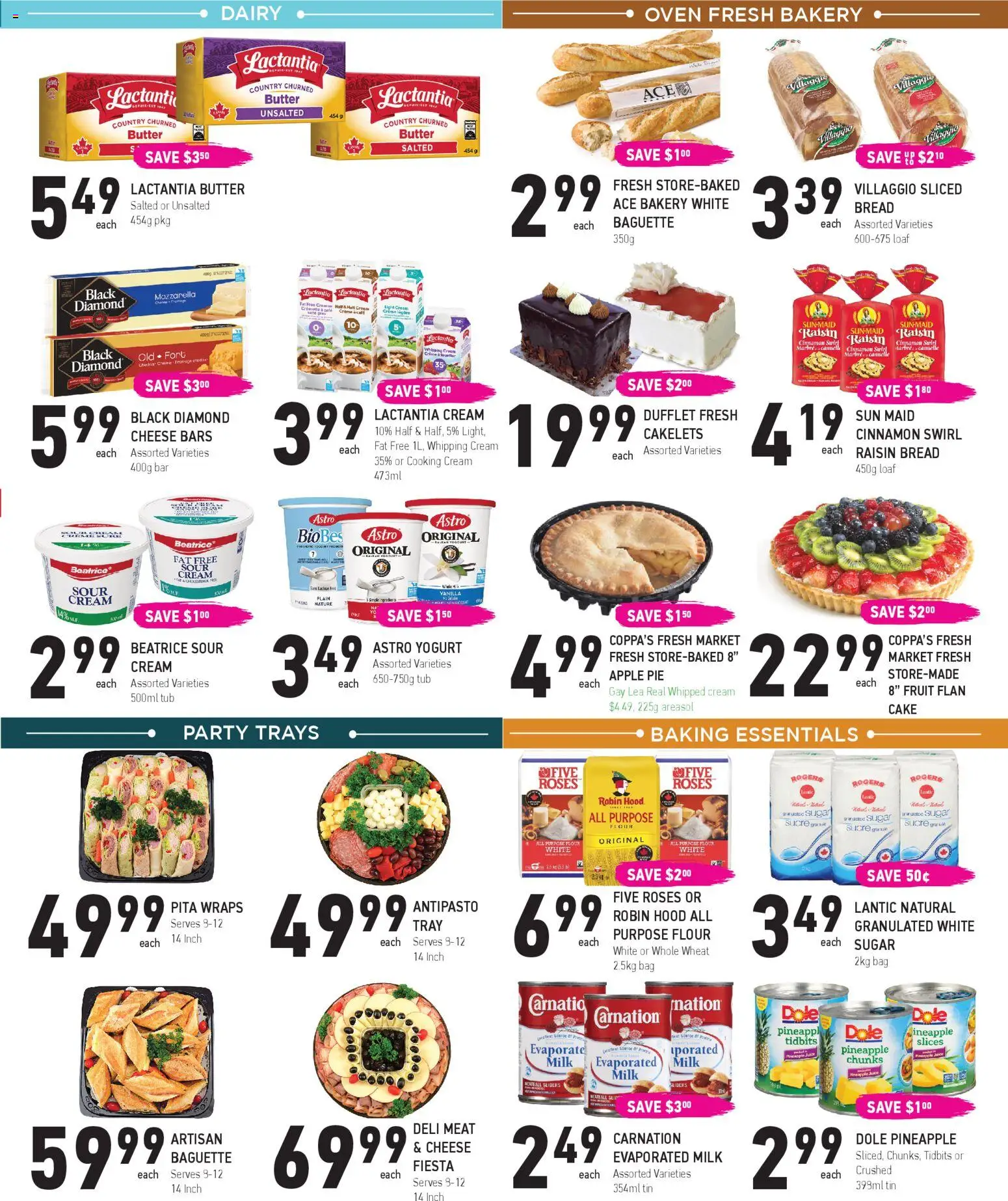 Coppas Fresh Market flyer valid from 18.12.2025 | Page: 5 | Products: Pineapple, Bakery, Milk, Bread