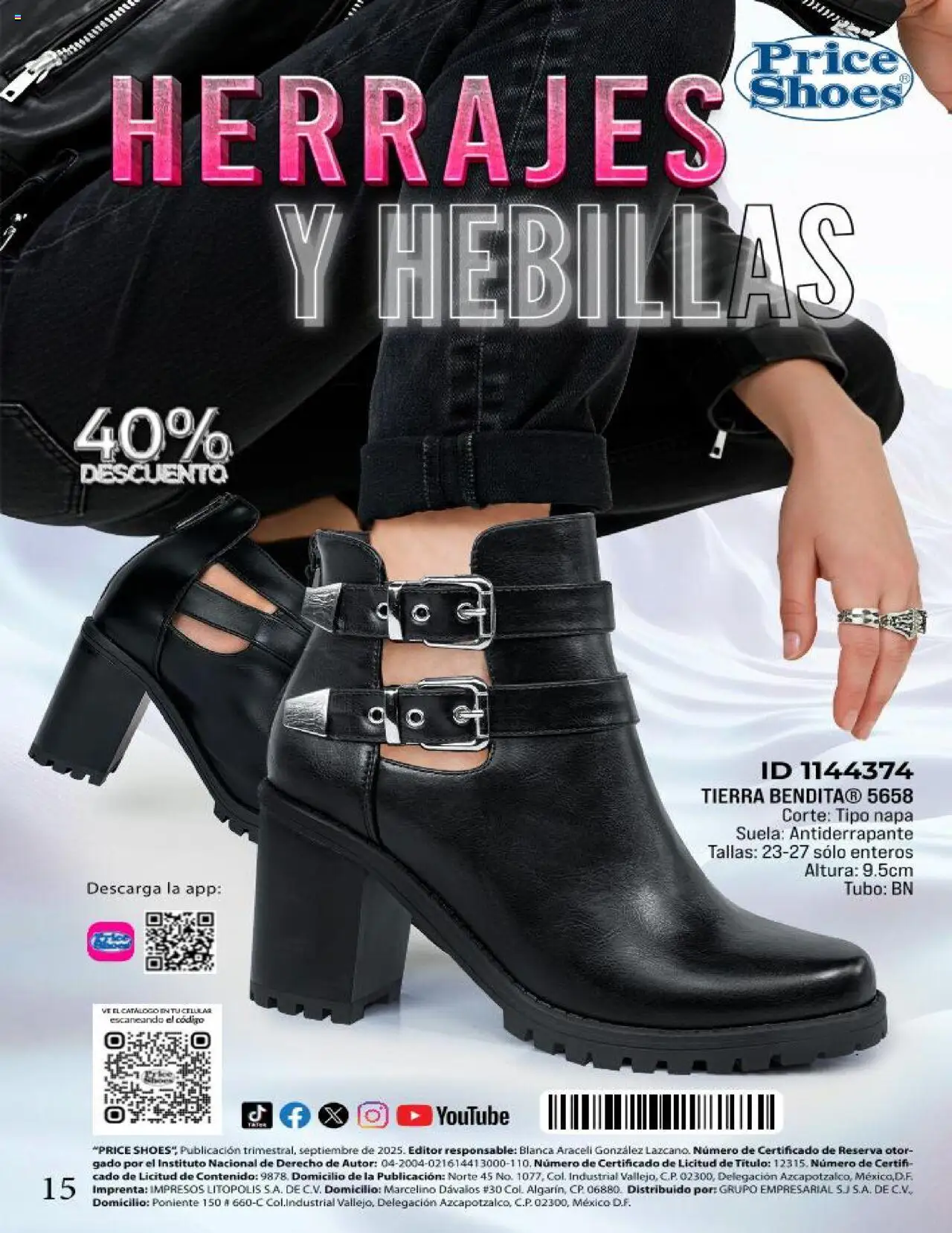 Nuevas ofertas de Price Shoes válidas en toda la República Mexicana desde el 22.09.2025. ¡Encuentra las mejores ofertas en Price Shoes - Catálogo Botas Moto! | Página: 14 | Productos: Hebillas