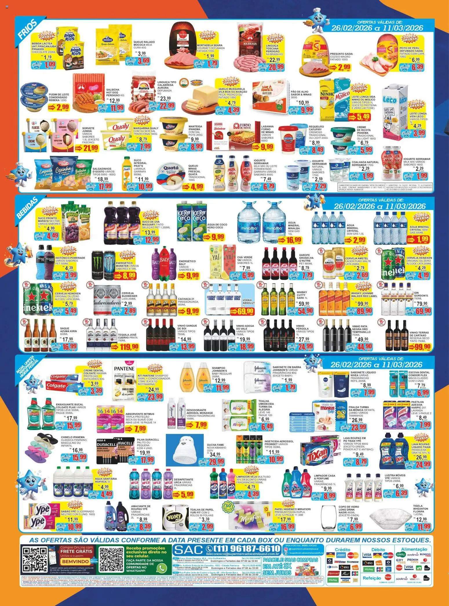 Estrela Azul Folheto - válido de 26.02.2026 | Página: 4 | Produtos: Coco, Minalba, Salgadinhos, Requeijão