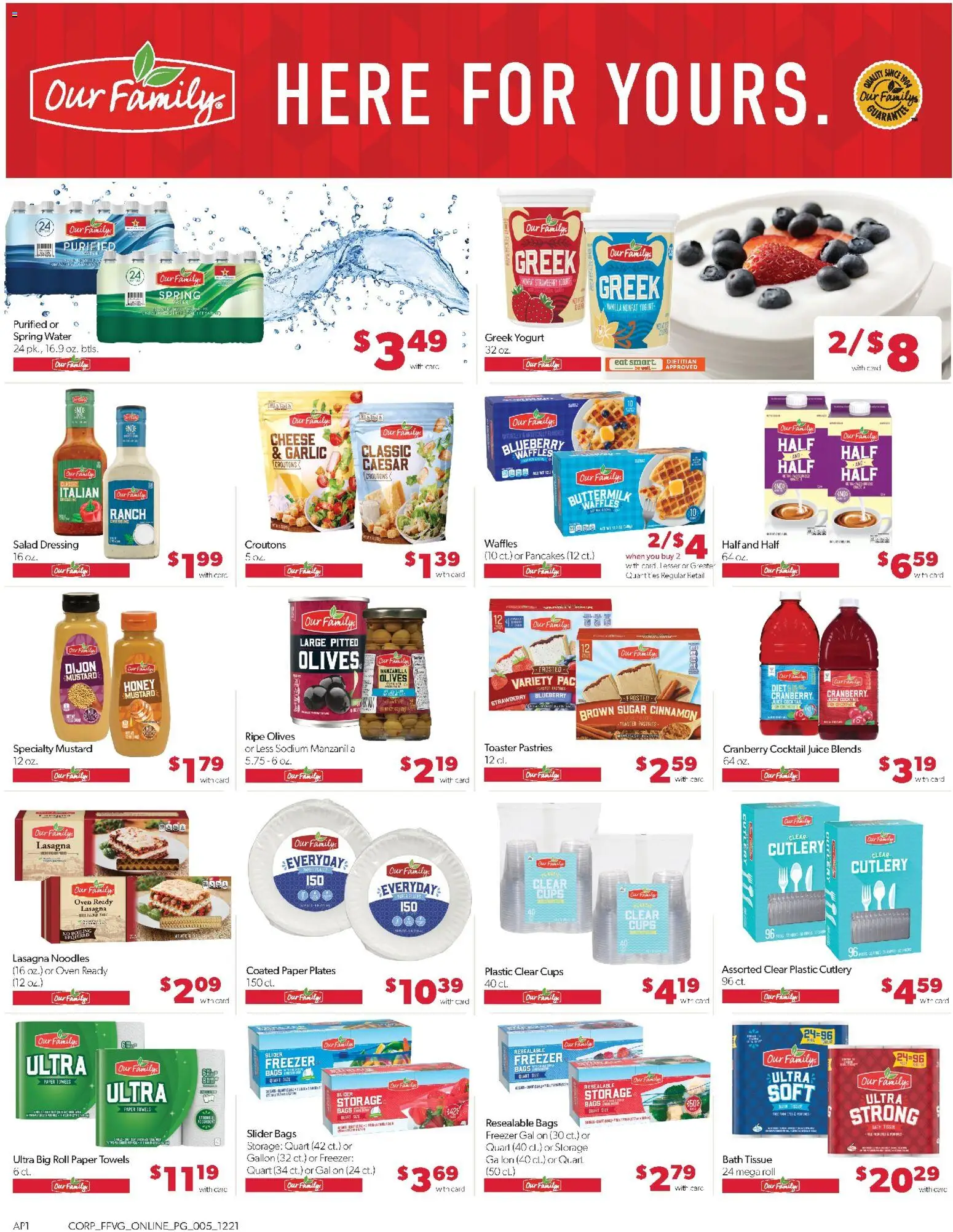 Family Fare Weekly Ad - valid from 21.12.2025 | Page: 14 | Products: Yogurt, Juice, Noodles, Sugar