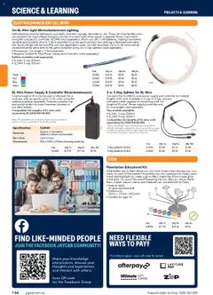 Preview of Jaycar Engineering & Scientific Catalogue 2025/2026  - valid from 09.07.2025 | Page: 166 | Products: Suit, Batteries, Glue, Cable