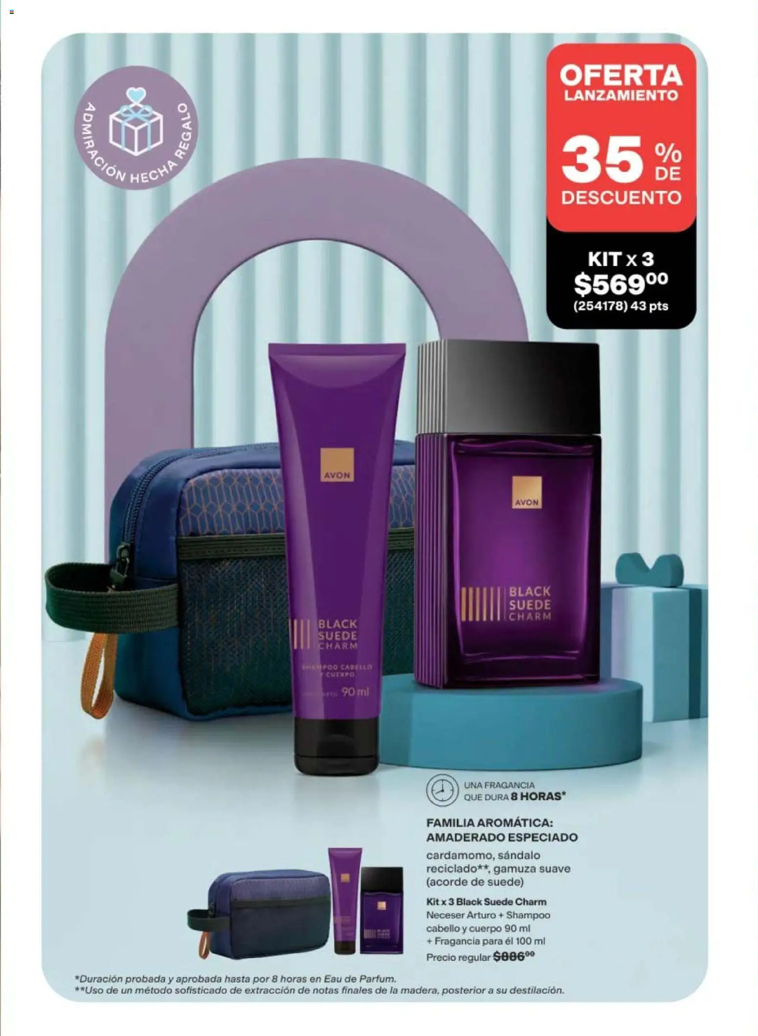 Nuevas ofertas de AVON válidas en toda la República Mexicana desde el 08.05.2026. ¡Encuentra las mejores ofertas en AVON campaña 8 2026! | Página: 16 | Productos: Neceser, Gamuza, Fragancia