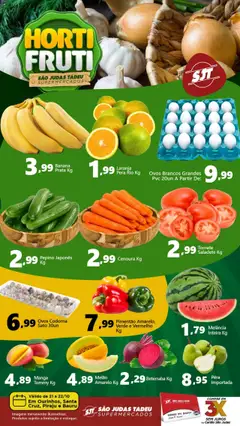 São Judas Tadeu - Ofertas Hortifruti - Pré-Visualização do folheto da loja São Judas Tadeu, válido de 21.10.2025
