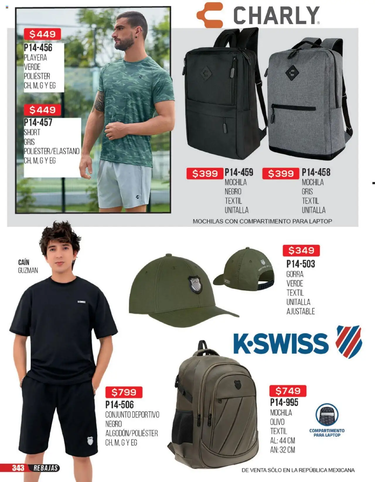 Nuevas ofertas de Cklass válidas en toda la República Mexicana desde el 23.06.2025. ¡Encuentra las mejores ofertas en Cklass catálogo Rebajas Sobre Calzado! | Página: 344 | Productos: Mochila, Playera, Conjunto, Short