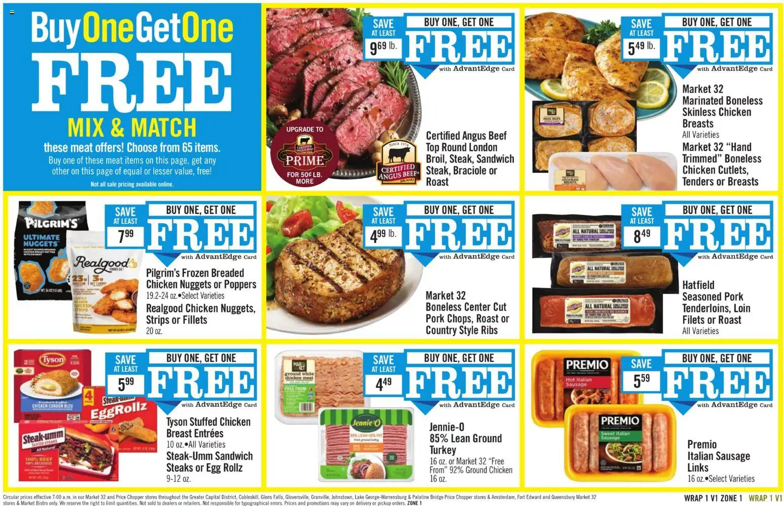 Price Chopper Weekly Ad - valid from 29.11.2025 | Page: 13 | Products: Chicken meat, Pork, Beef, Sausage