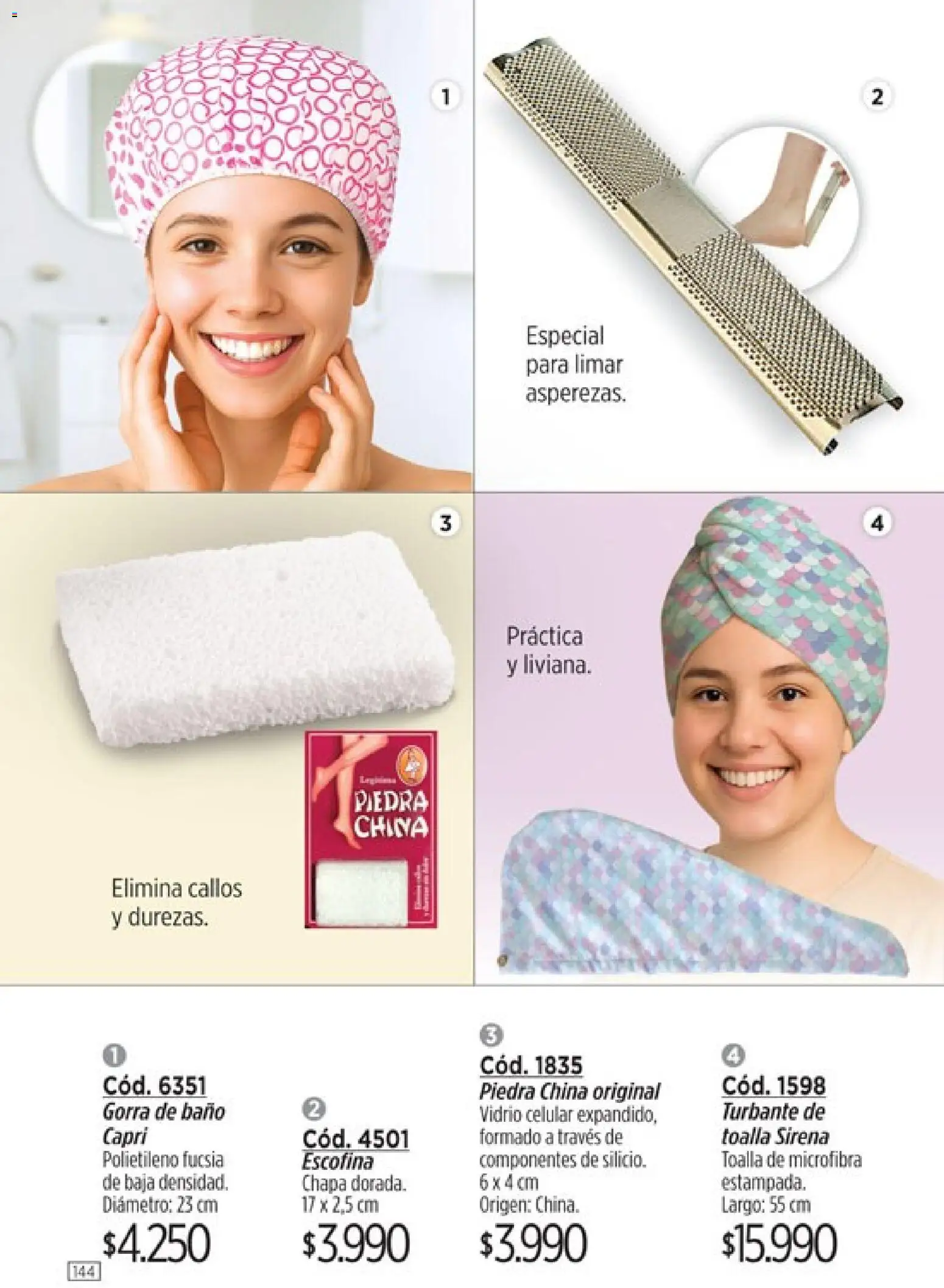 Catálogo Amodil Campaña 3 │ válido desde el 01.03.2026 | Página: 144 | Productos: Toalla, Chapa, Gorra, Baño