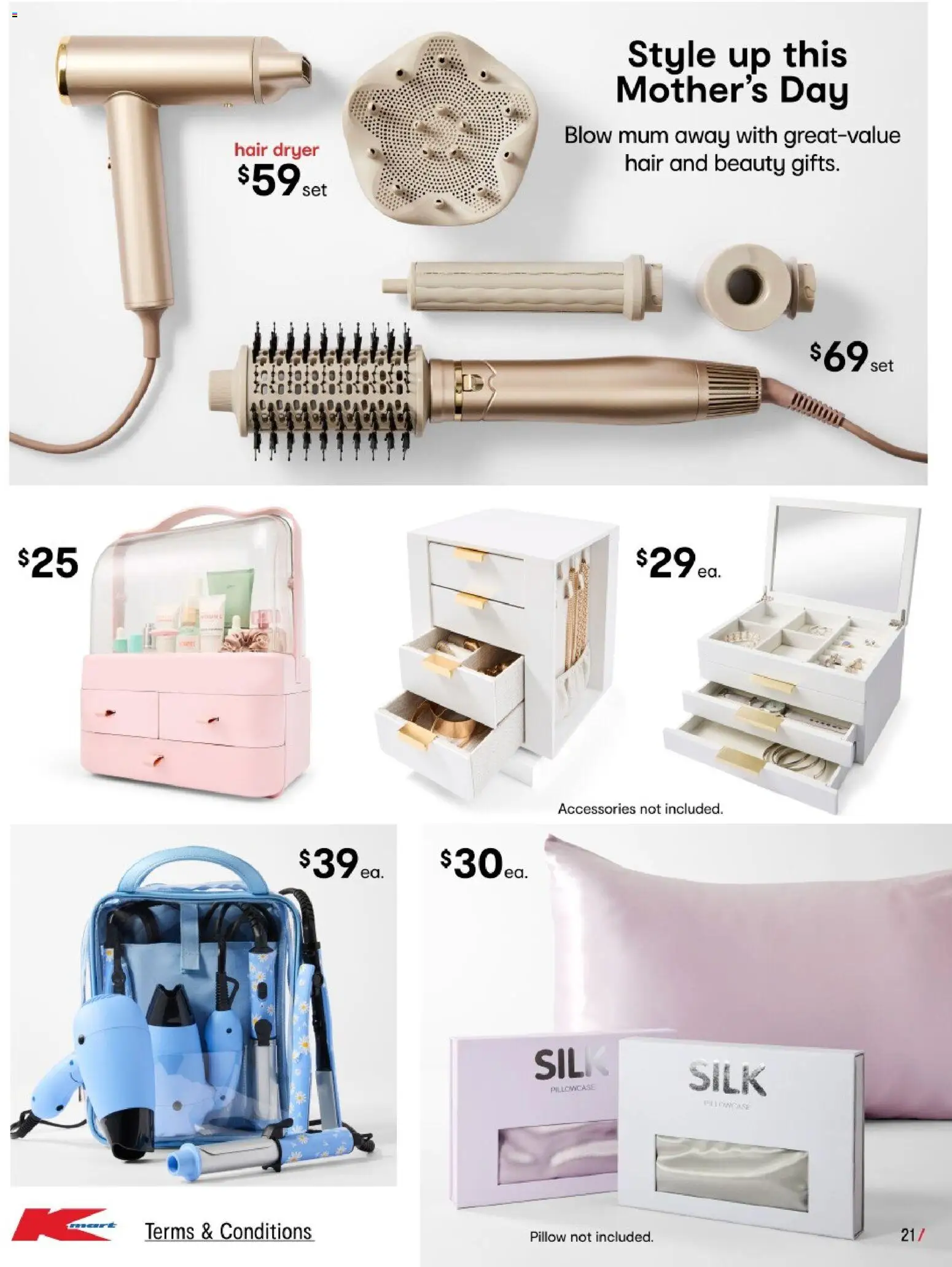 Kmart catalogue - valid from 16.04.2026 | Page: 21 | Products: Accessories, Dryer, Hair dryer, Pillow