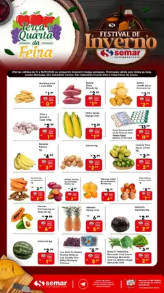 Semar Supermercado Folheto - válido de 15.07.2025 | Página: 2 | Produtos: Mexerica, Mandioquinha, Abacaxi, Cenoura