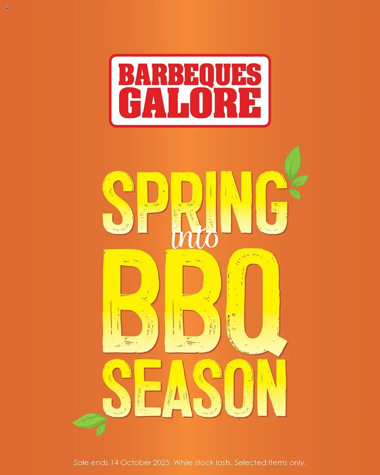 Barbeques Galore catalogue - valid from 01.10.2025 | Page: 1
