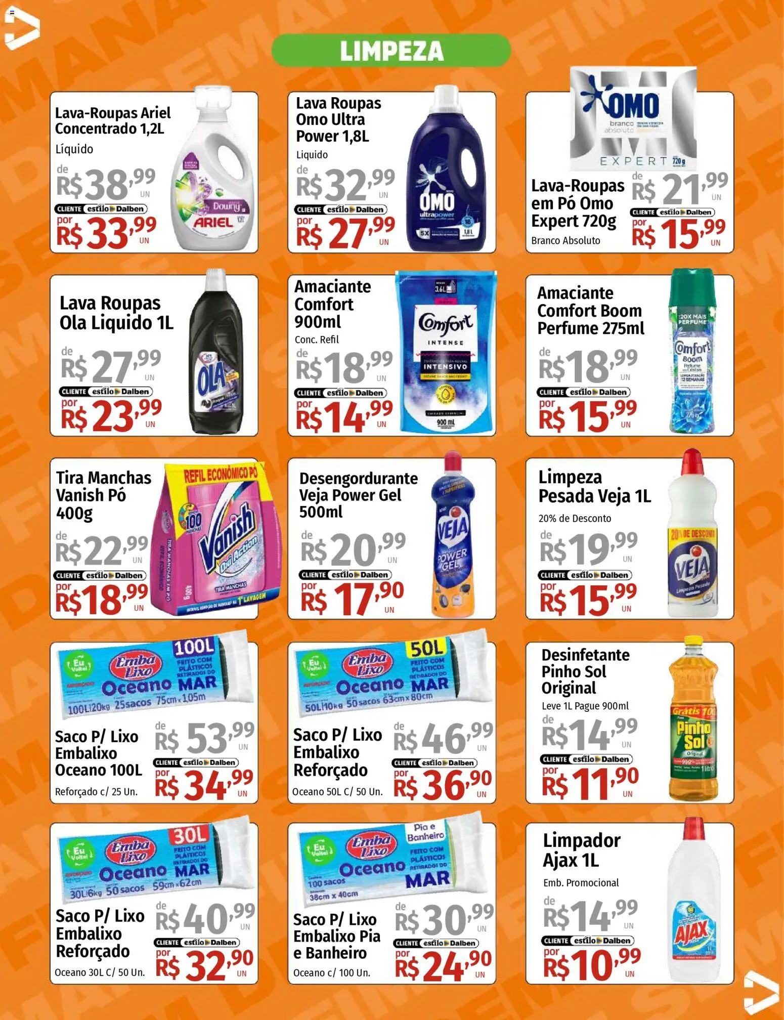 Supermercado Dalben Folheto - válido de 05.12.2025 | Página: 14 | Produtos: Perfume, Pó, Ariel, Pia