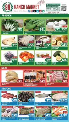 Preview of 99 Ranch Market weekly ads valid from 19.09.2025