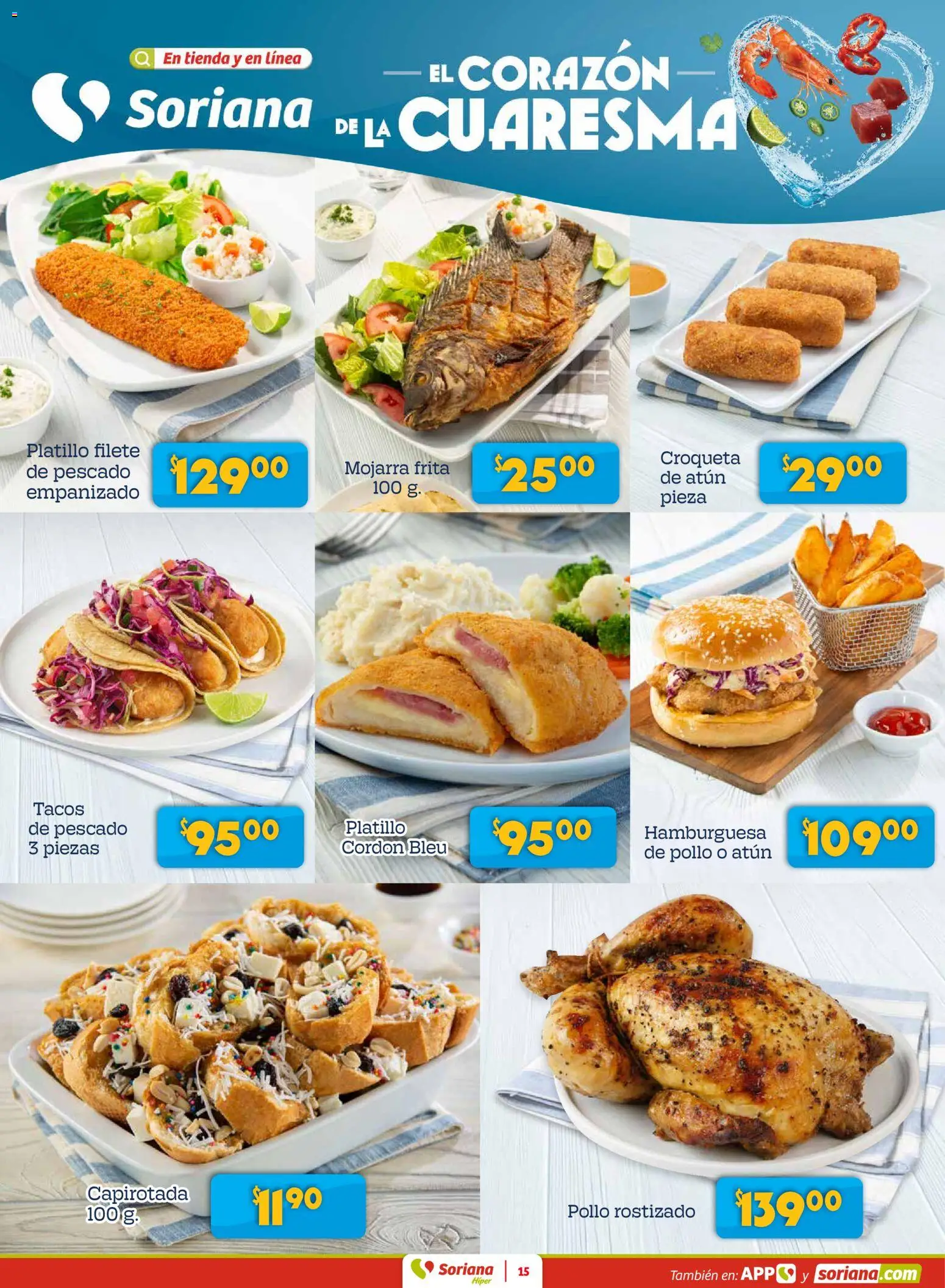 Nuevas ofertas de Soriana válidas en toda la República Mexicana desde el 26.02.2026. ¡Encuentra las mejores ofertas en Soriana - Preciazazaso Híper: Coah, Dur, NL, SLP, Tamps, Zac! | Página: 15 | Productos: Pollo, Atún